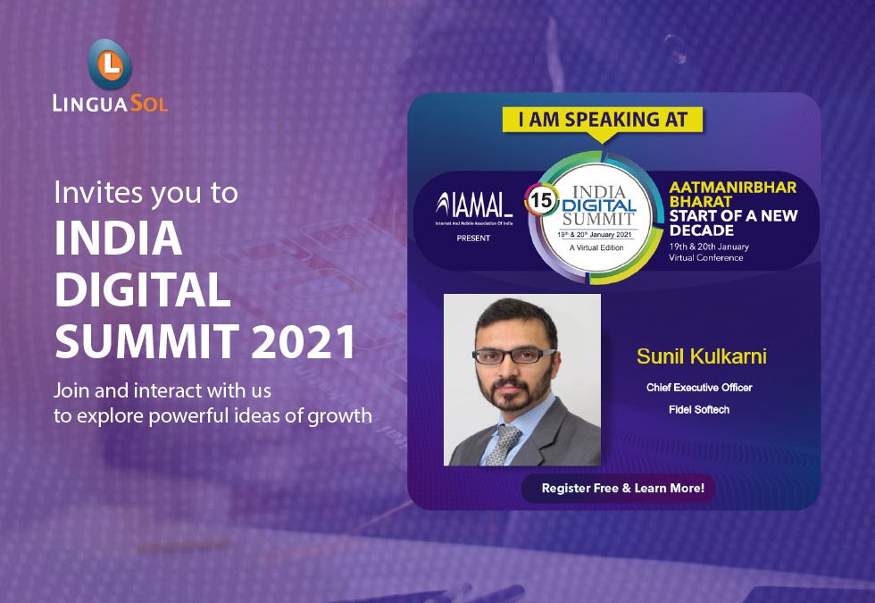 India Digital Summit 2021, LinguaSol