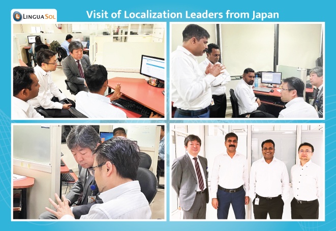 Localization Leaders from Japan visit LinguaSol
