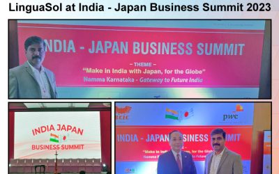 LinguaSol at India – Japan Business Summit 2023