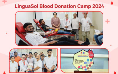 LinguaSol organized Blood Donation Camp for Team