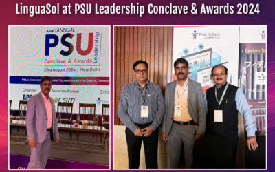 LinguaSol at PSU Leadership Conclave & Awards 2024, New Delhi